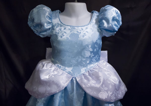 Adult Version NEW Fabric Custom Cosplay Cinderella GOWN Costume DELUXE