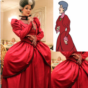 Cinderella Lady Tremaine Costume Cosplay Dress
