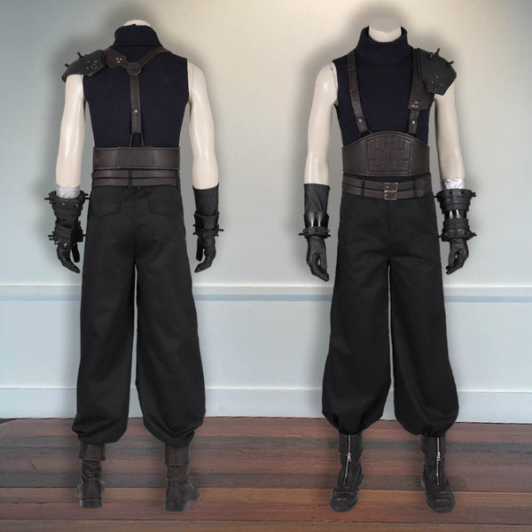 Final Fantasy VII Remake Outfit FF7 Halloween Outfit Cloud Cosplay Costume