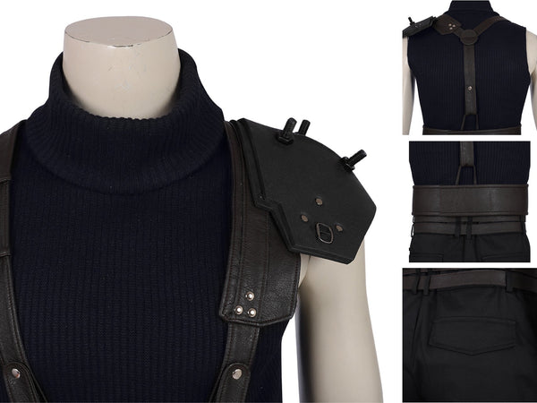 Final Fantasy VII Remake Outfit FF7 Halloween Outfit Cloud Cosplay Costume