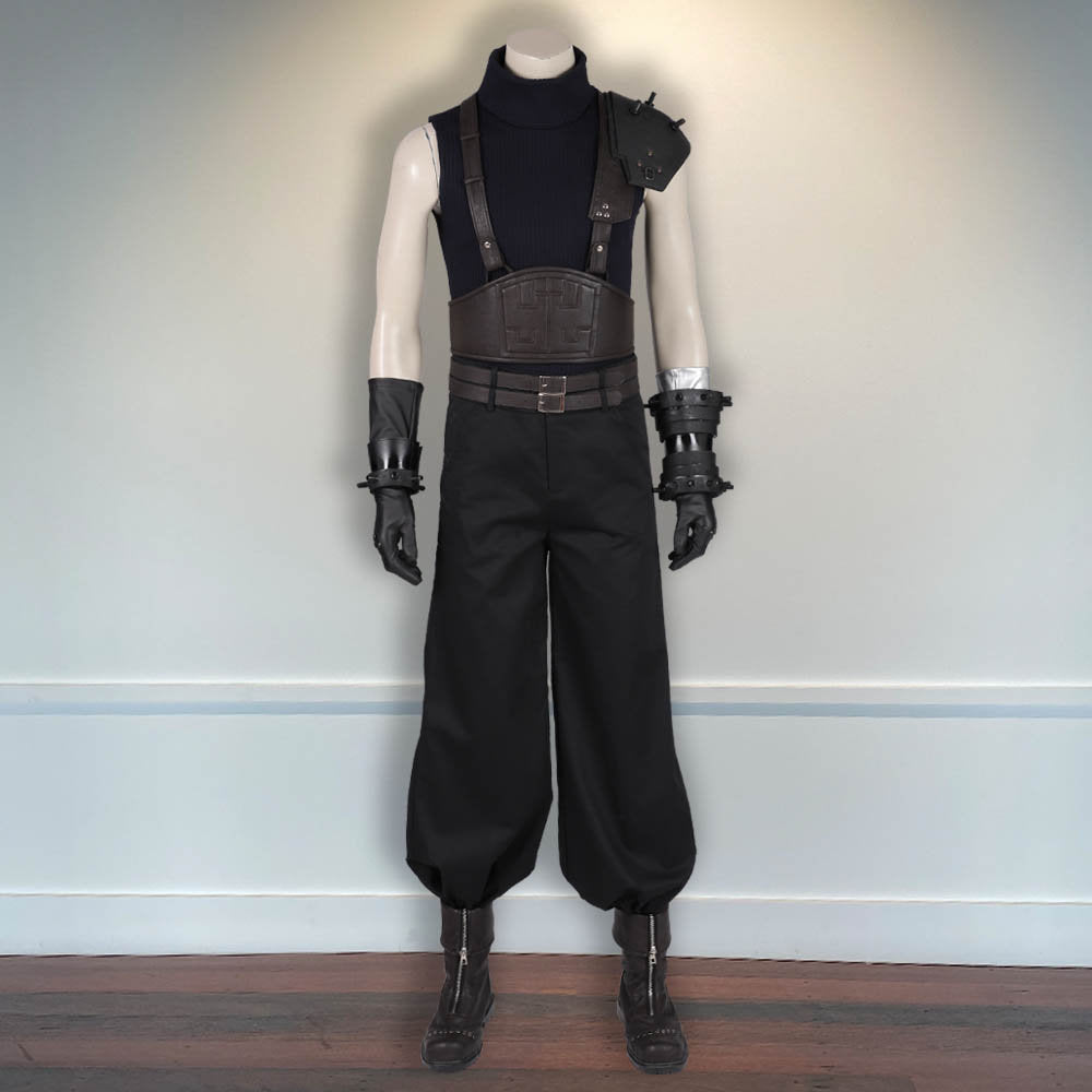 Final Fantasy VII Remake Outfit FF7 Halloween Outfit Cloud Cosplay Costume