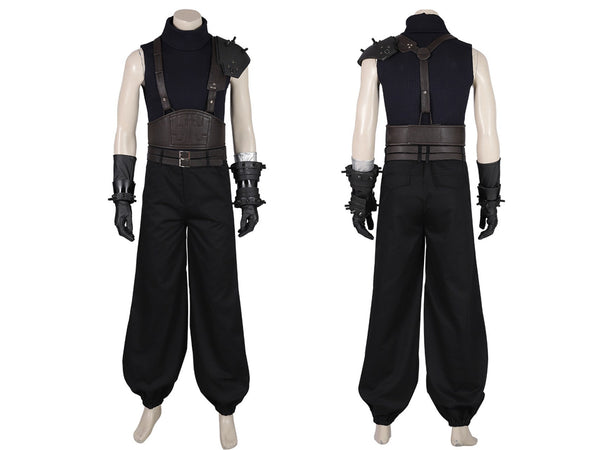 Final Fantasy VII Remake Outfit FF7 Halloween Outfit Cloud Cosplay Costume