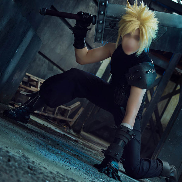 Costume Cosplay FF7 Halloween Party suit Cloud Final Fantasy VII Remake