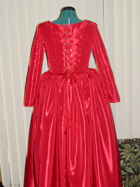 Cosplay Costume Dress for Teens Women Historical Colonial Gown
