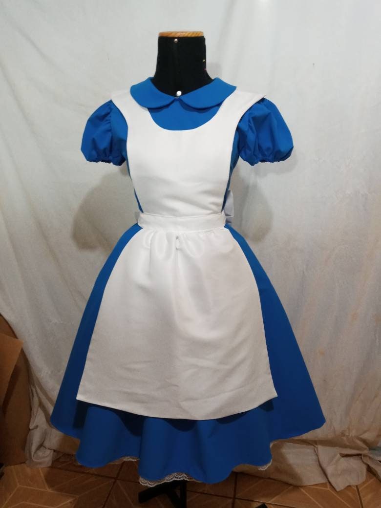 Adult cosplay Alice Cosplay dress petticoat Cosplay Alice in the wonderland Costume dress