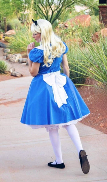 Adult cosplay Alice Cosplay dress petticoat Cosplay Alice in the wonderland Costume dress