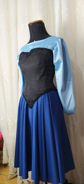 Inspired princess Little mermaid Cosplay Ariel kiss the girl costume dress