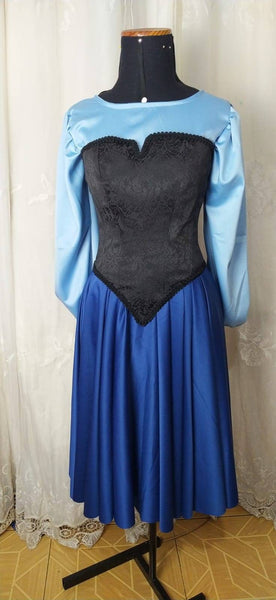 Inspired princess Little mermaid Cosplay Ariel kiss the girl costume dress