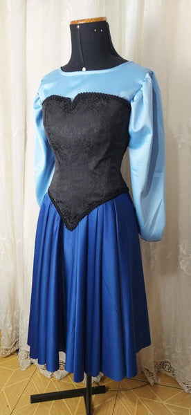 Inspired princess Little mermaid Cosplay Ariel kiss the girl costume dress