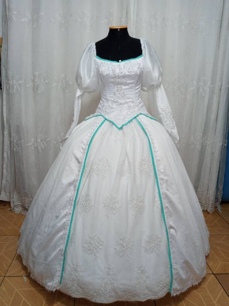 Custom made costume adult princess princess dress adult Cosplay Ariel wedding dress