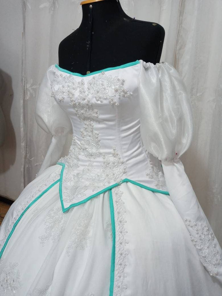 Ariel wedding dress costume 2025