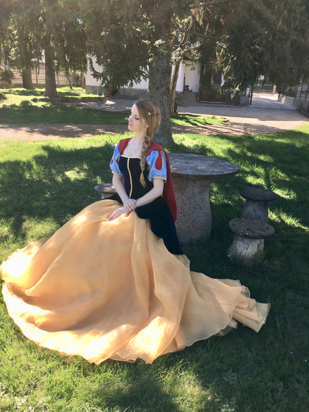 Cosplay Ball Gown Snow White Princess Dress