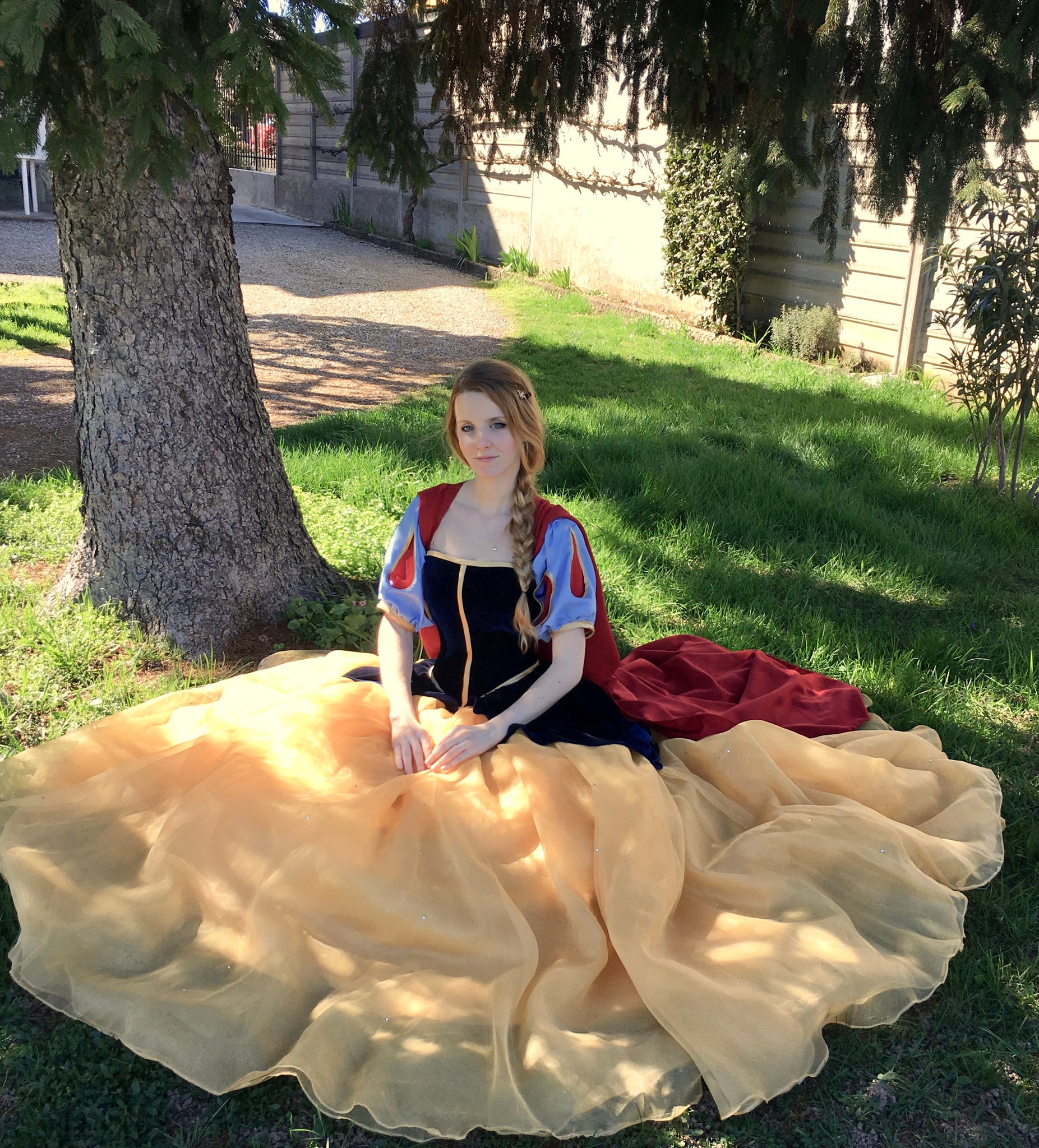 Cosplay Ball Gown Snow White Princess Dress