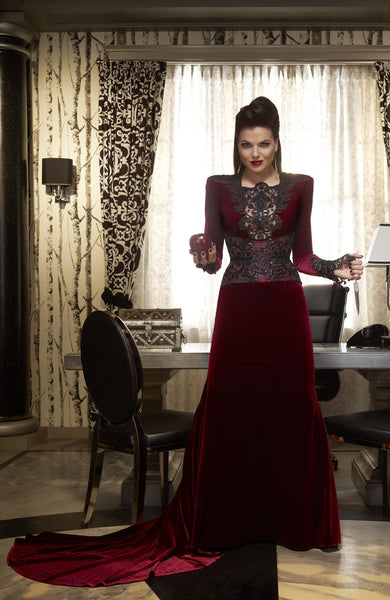 Evil queen Lana Parilla dress once upon a time