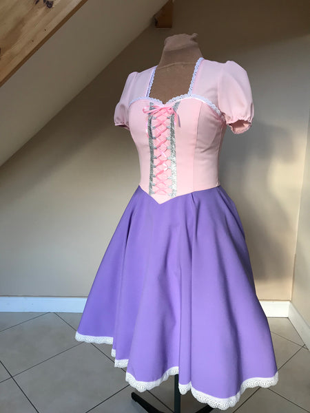Adult Princess Rapunzel Dress Halloween Costume