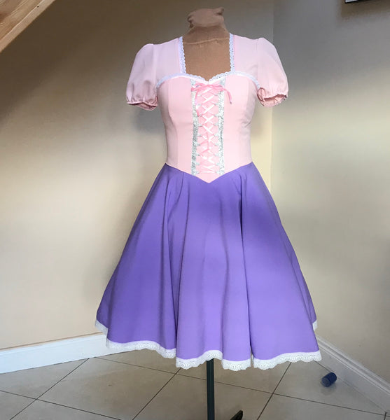 Adult Princess Rapunzel Dress Halloween Costume