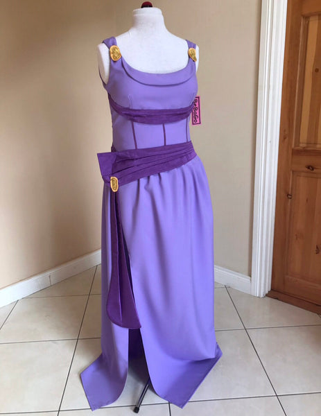 Megara lilac gown,Cosplay Megara purple dress