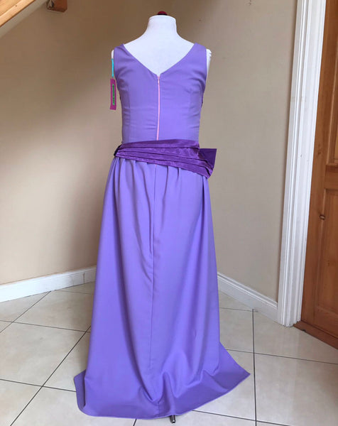 Megara lilac gown,Cosplay Megara purple dress