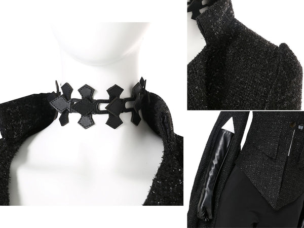 Costume Suit Movie Cruella De Vil Suit Halloween Cosplay Party Suit Cruella De Vil Cosplay Black Coat
