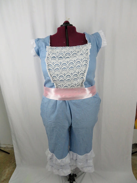 Purple Cape and Blue lace Jumper Custom Made
