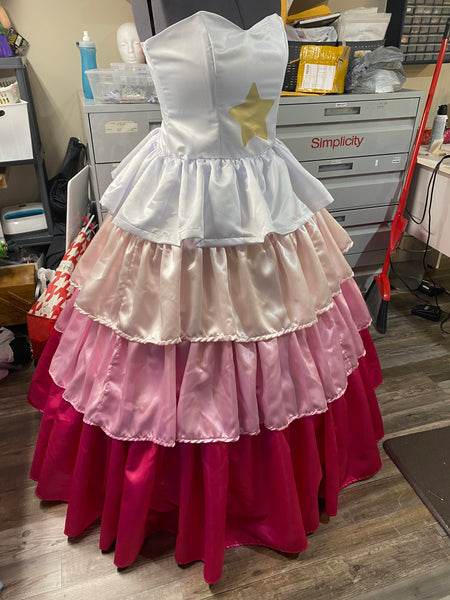 Cosplay Costume Custom made Rose Quartz Steven Universe