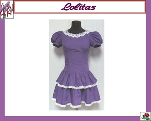 Customizable Color Cute Dropped Waist Lolita Cosplay Costume Adult Women's Size 4 6 8 10 12 14