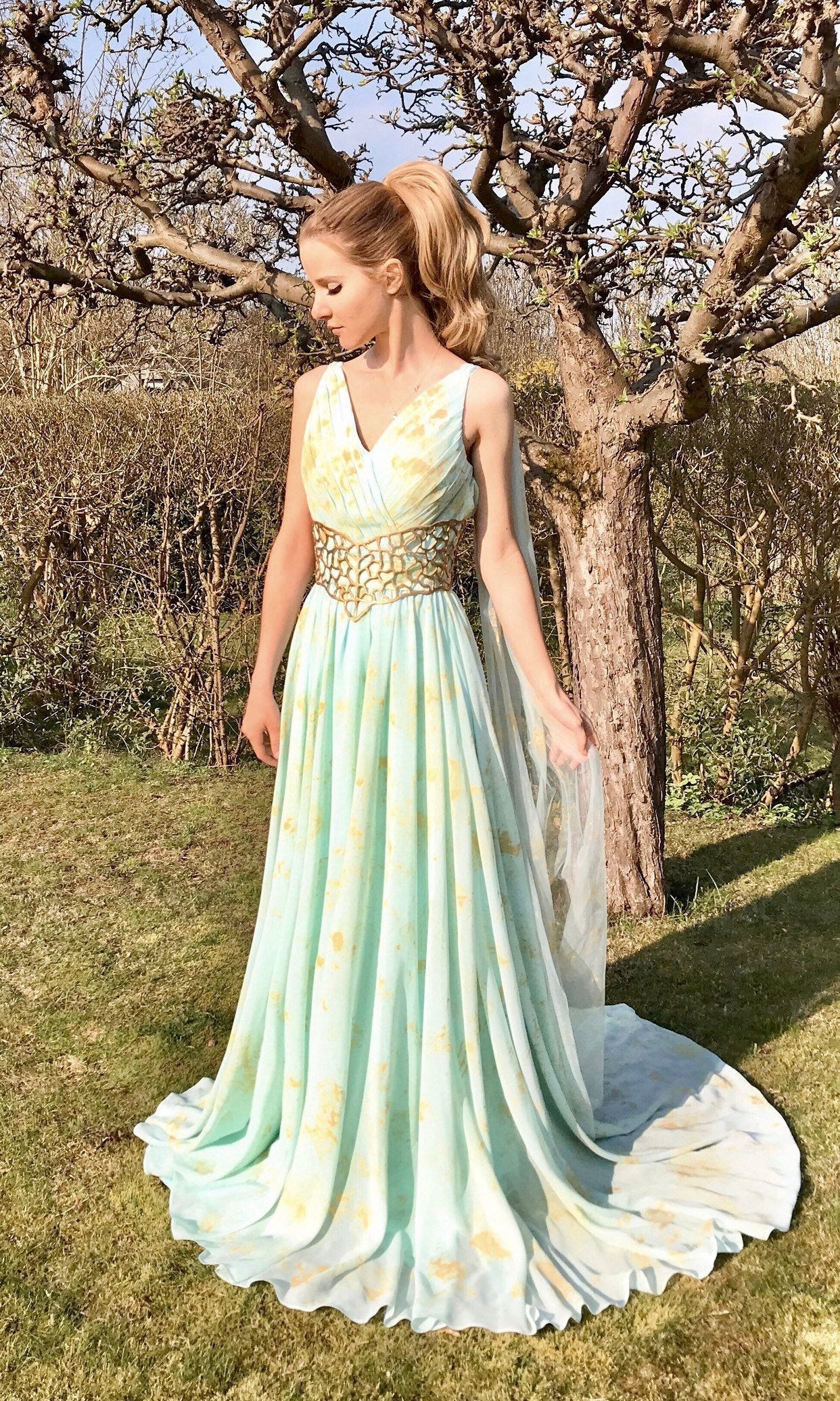 Bridal Version Game of Thrones Wedding Gown Daenerys Qarth Dress – Cosplayrr