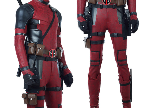 Jumpsuit Outfit Wade Wilson Deadpool Cosplay Halloween Outfit Deadpool 2 Cosplay Costumes