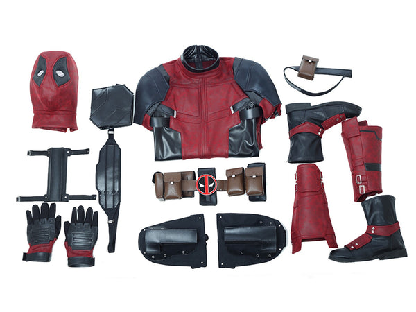 Jumpsuit Outfit Wade Wilson Deadpool Cosplay Halloween Outfit Deadpool 2 Cosplay Costumes