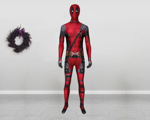 Wade Wilson Jmpsuit Men Outfit Deadpool Costume Cosplay Suit