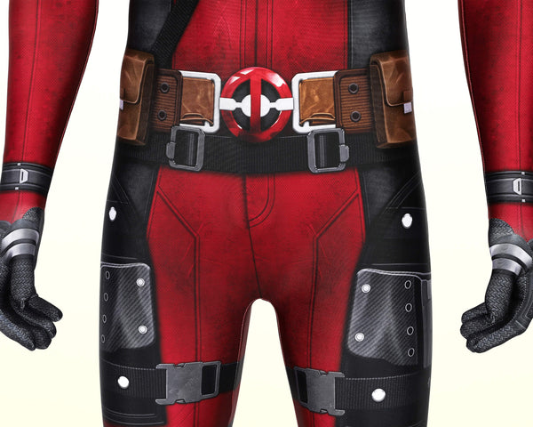 Wade Wilson Men Outfit Ver 2 Deadpool Costume Cosplay Suit