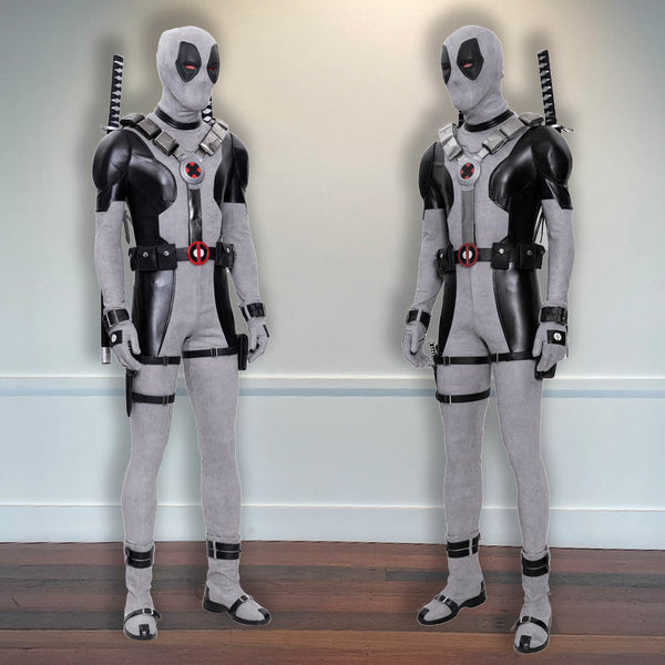 White Jumpsuit Outfit Wade Wilson Deadpool Costume Halloween Outfit Deadpool X FORCE Cosplay