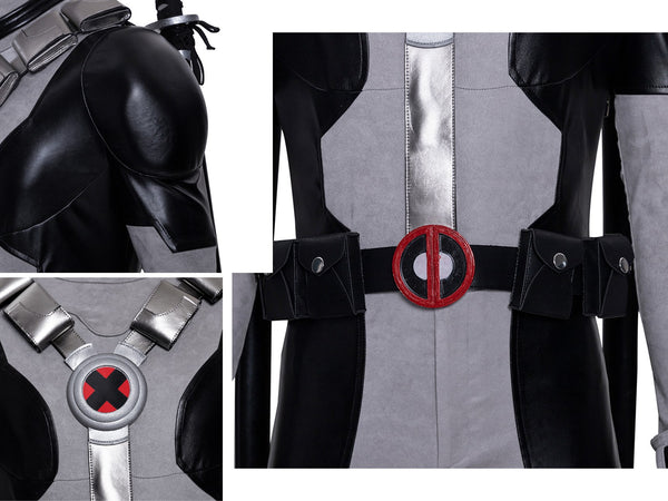 White Jumpsuit Outfit Wade Wilson Deadpool Costume Halloween Outfit Deadpool X FORCE Cosplay