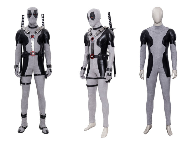 White Jumpsuit Outfit Wade Wilson Deadpool Costume Halloween Outfit Deadpool X FORCE Cosplay