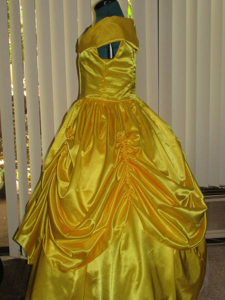 Gown for Girls Teens Adults Deluxe Classic Belle Princess Costume
