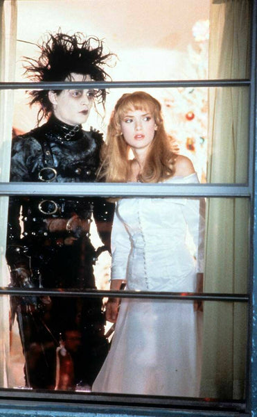 Designer Dress Edward Scissorhands Dress Best Handmade White Midi Beautiful Dress Gift For Girls KIM WHITE DRESS Off Shoulder Dress