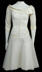 Designer Dress Edward Scissorhands Dress Best Handmade White Midi Beautiful Dress Gift For Girls KIM WHITE DRESS Off Shoulder Dress