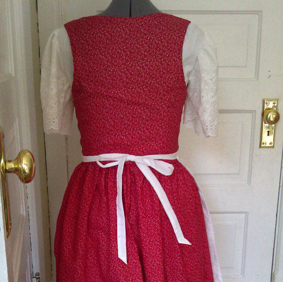 With Reversible Bodice Dirndl Peasant Dress
