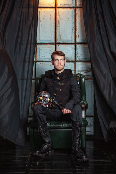 Dishonored 2 Corvo Attano cosplay costume Halloween costume Dishonoured Pc Game series steampunk outfit