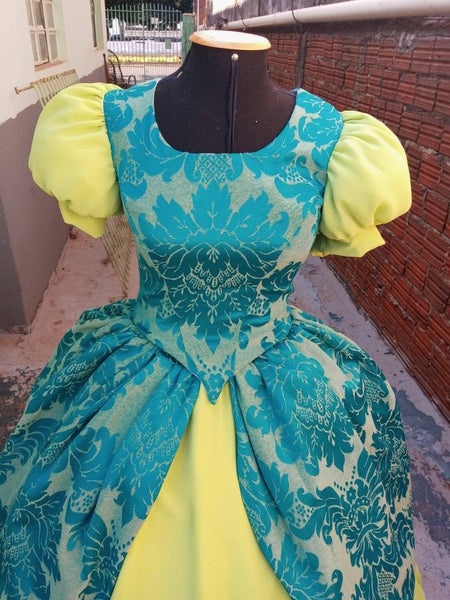 Stepsister's Cinderella Drizella and Anastasia Dress Cosplay Costume