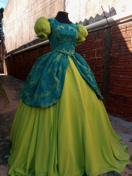Stepsister's Cinderella Drizella and Anastasia Dress Cosplay Costume