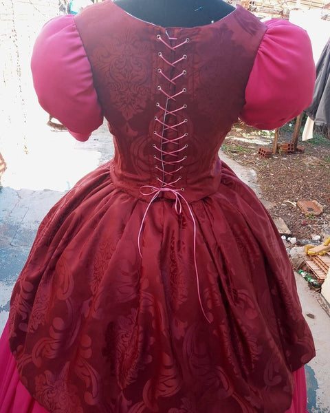 Stepsister's Cinderella Drizella and Anastasia Dress Cosplay Costume