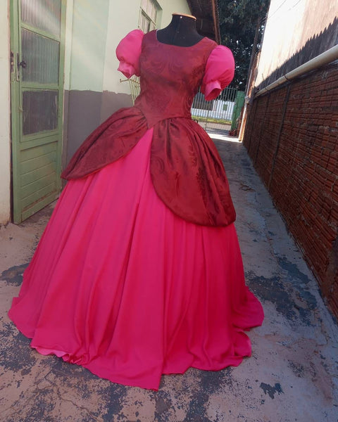 Stepsister's Cinderella Drizella and Anastasia Dress Cosplay Costume