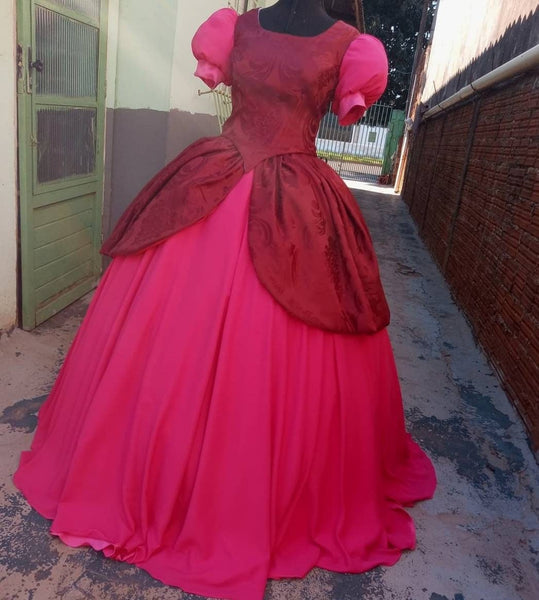 Stepsister's Cinderella Drizella and Anastasia Dress Cosplay Costume