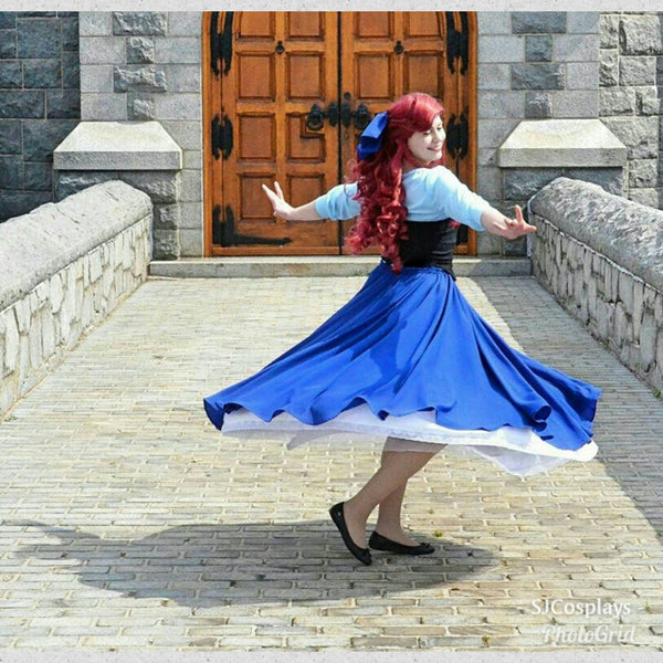 MADE TO ORDER cosplay costume dress inspired commission Cosplay Princess Ariel little mermaid kiss the girl