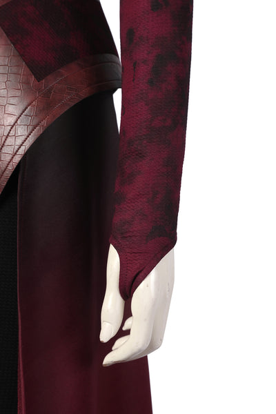 Cosplay Costume Wanda Dress Boots Outfit Doctor Strange in the Multiverse of Madness Dark Scarlet Witch