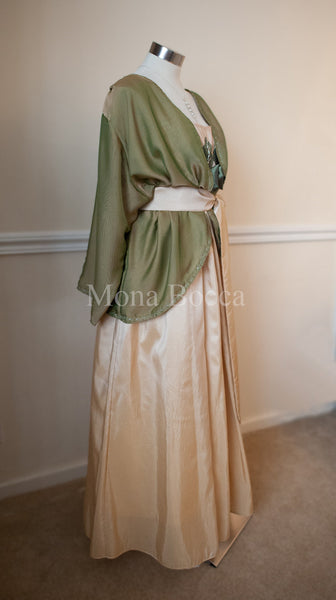 Handmade to order in England with jacket Lady Mary Crawley Downton Abbey vintage styled Made to order Edwardian dress