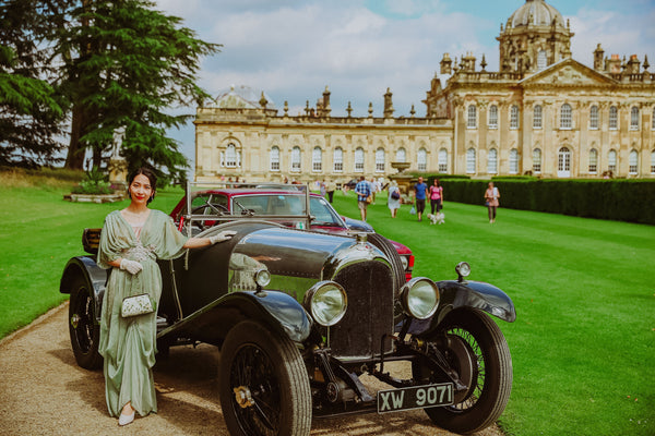 Alternative Green wedding dress for Titanic Somewhere in time event Edwardian fashion recollection Edwardian dress Downton Abbey inspired