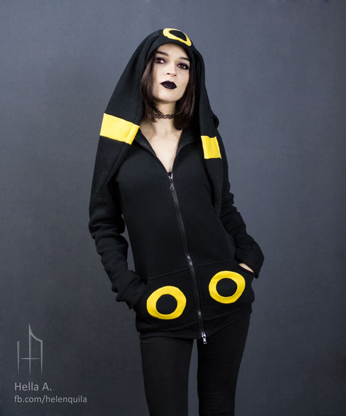 DARK TYPE female jacket Eeveelution hoodie