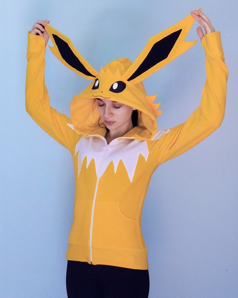 ELECTRICTYPE male or female cut Eeveelution hoodie Cosplayrr